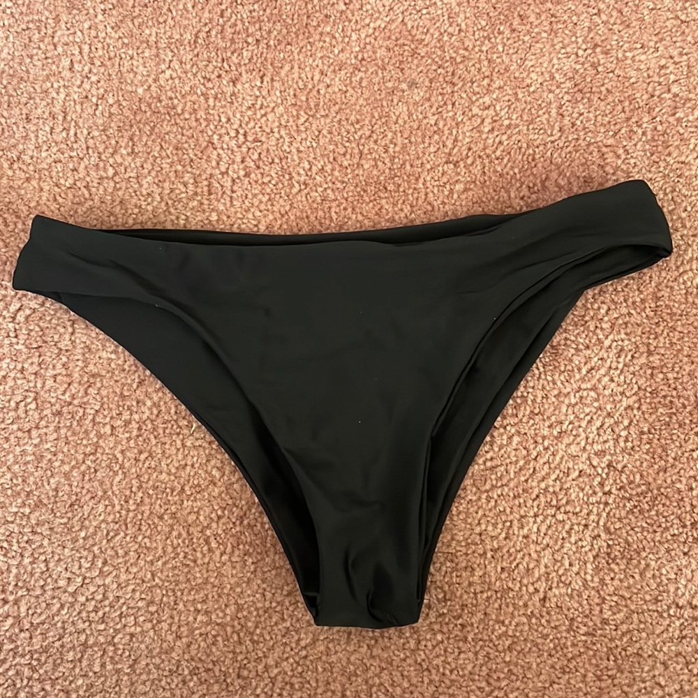 Black Low Cut Bikini Bottoms